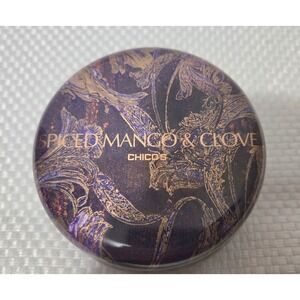Vintage Chico's Spiced Mango & Clove  3 Wick Scented Candle In Decorative Tin